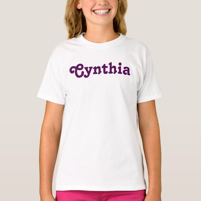 T-shirt Filles de vêtements Cynthia (Devant)