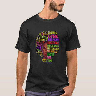 T-shirt Filles Décembre Fille Elle Sort & Prays Anniversai