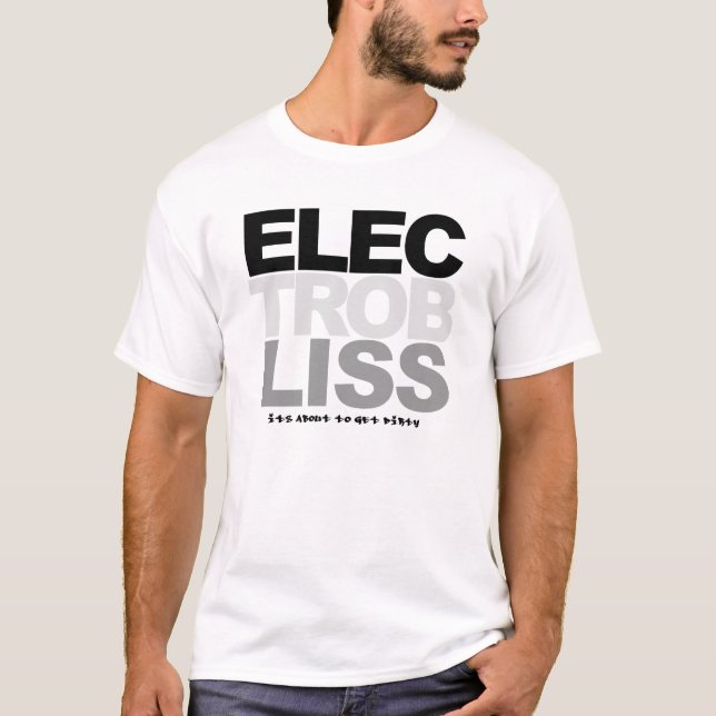 T-shirt filles d'electrobliss (Devant)
