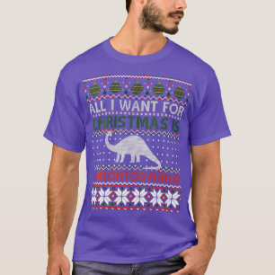 T-shirt Filles Drôle Mal Vilain Je Veux Pour Noël Est Un B
