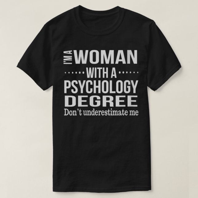 T-shirt Filles Drôle Psychologue Diplôme Psychologie Cadea (Design devant)
