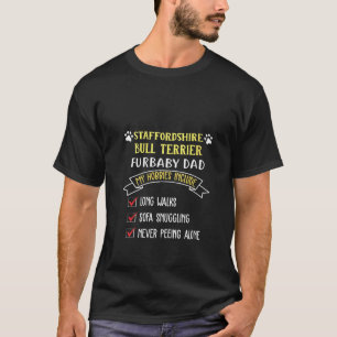 T-shirt Filles Drôle Taureau Terrier Papa Vêtements Pour C