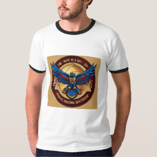 T-shirt Filles du ciel" Aviation Club Logo Design
