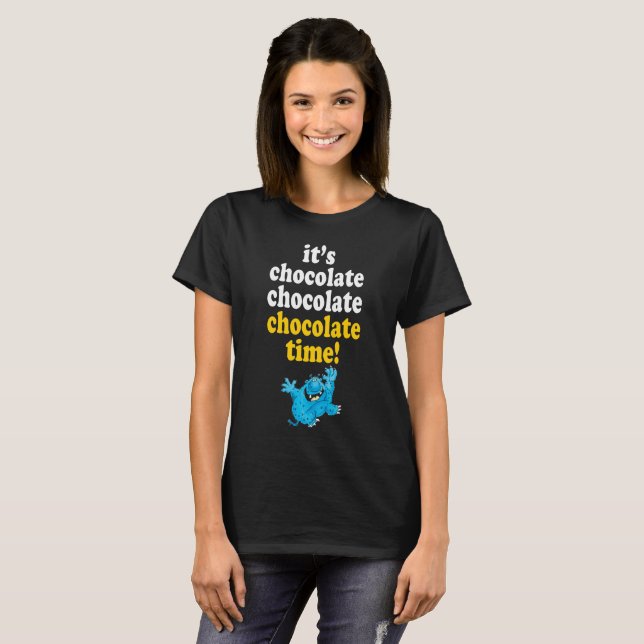 T-shirt Filles du temps du chocolat ! ! (Devant entier)