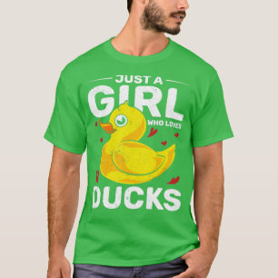 T-shirt Filles Duckie Femmes Bain Duck Bain Toy Rubber Duc