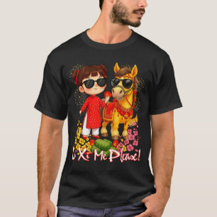 T-shirt Filles Enfants Heureux Tet Chuc Mung Nam