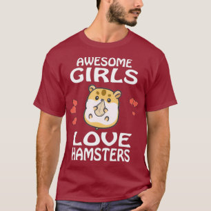 T-shirt Filles fantastiques Aimer Hamsters