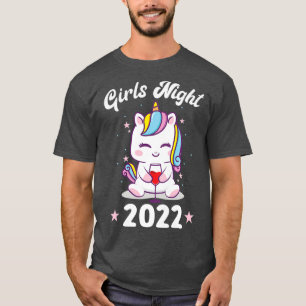 T-shirt Filles femmes nuit 2022 unicorn pub hop fête14