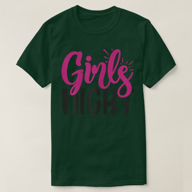 T-shirt Filles Filles Fête de bois de nuit BFF Corresponda (Design devant)