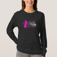 Filles Filles Poisson Trop Fisher Pêche Filles Ros