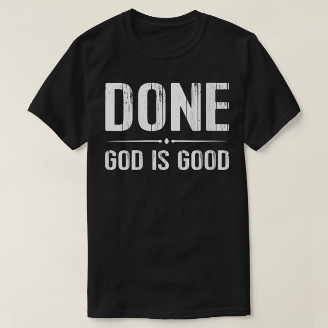 T-shirt Filles Fini Fin Chemo T God Good Cancer Tee (Design devant)