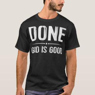 T-shirt Filles Fini Fin Chemo T God Good Cancer Tee