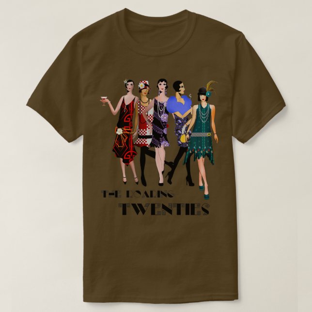 T-shirt Filles Flapper des années 20 (Design devant)