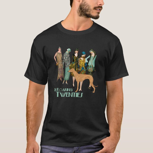 T-shirt Filles Flapper des années 20 (Devant)