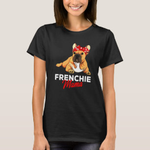 T-shirt Filles Française de Chien de Chien de Chien
