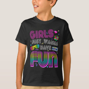 T-shirt Filles géniales des années 80 juste envie de s'amu