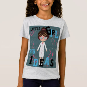 T-Shirt FILLES GRANDES IDÉES Docteur Ajouter un nom Retour