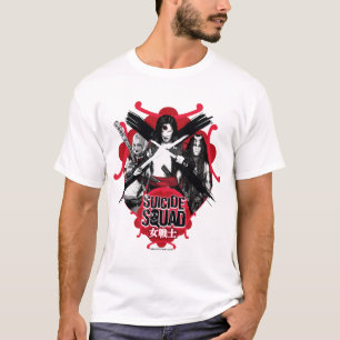 T-shirt Filles "guerrière féminine " de peloton du pelot