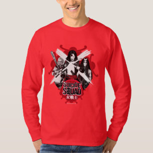 T-shirt Filles "guerrière féminine " de peloton du peloton