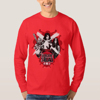 T-shirt Filles "guerrière féminine " de peloton du peloton