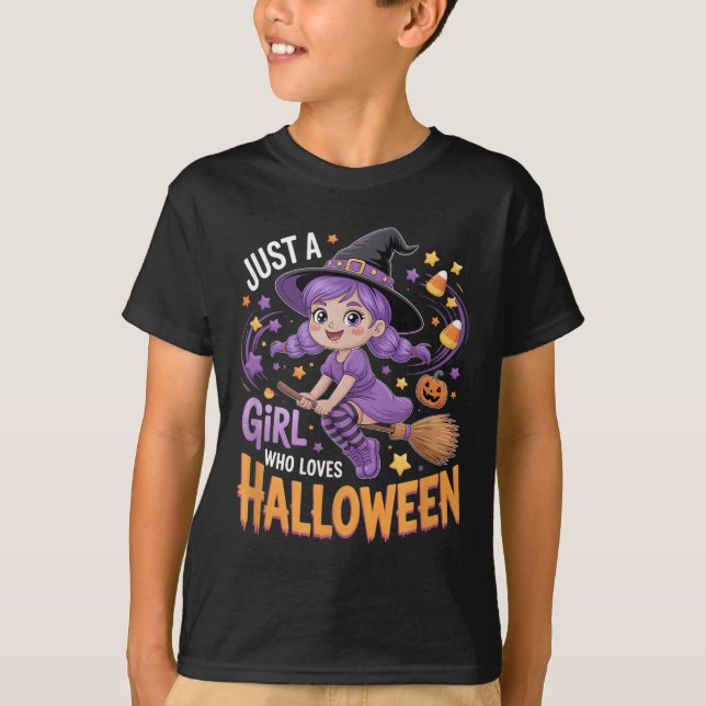 T-shirt Filles Halloween (Devant)