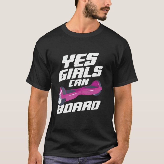 T-shirt Filles Hoverboard Hoverboard Amoureux Hoverboard S (Devant)