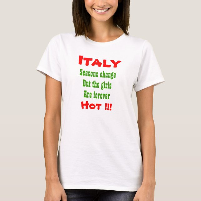 T-shirt Filles italiennes (Devant)