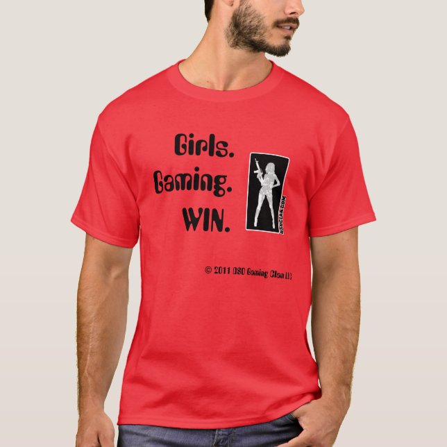 T-shirt FILLES. JEU. VICTOIRE. Clan de DSO (Devant)