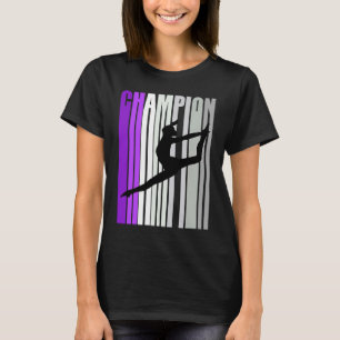 T-shirt Filles Lilac Danses Filles Anniversaire Rétro Vint