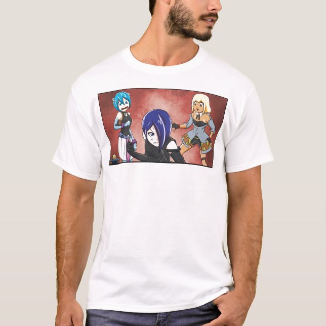 T-shirt Filles Manga - Réaction (Devant)