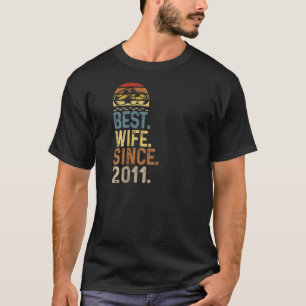 T-shirt Filles Mariage Anniversaire Design Meilleur Mari S