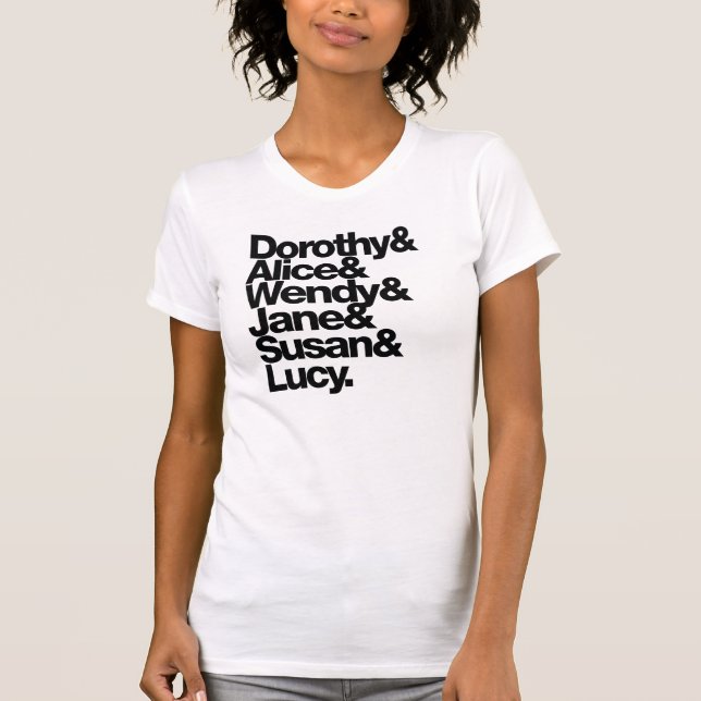 T-shirt filles méchantes (Devant)
