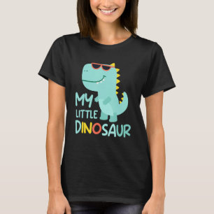 T-shirt Filles mignonnes et garçons Dinosaure Enfants Aime