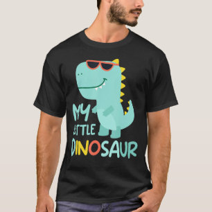 T-shirt Filles mignonnes et garçons Dinosaure Enfants Aime