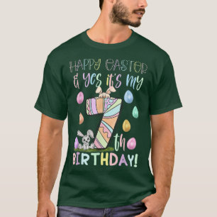 T-shirt Filles mignonnes Joyeuses Pâques et Oui C'est mon 