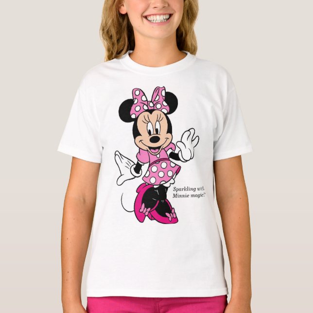 T-shirt Filles Minnie mouse (Devant)