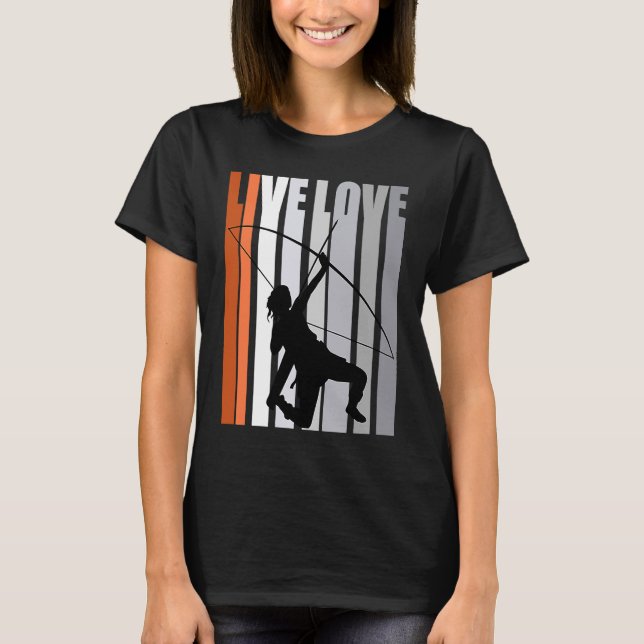 T-shirt Filles Motivationnel Orange Archery Anniversaire A (Devant)
