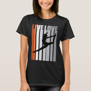 T-shirt Filles Motivationnelle Orange Danse Anniversaire A