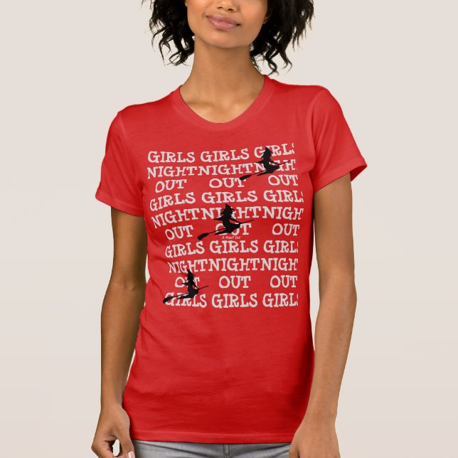 T-shirt Filles Night Out (Halloween) - Une Chemise MisterP (Devant)