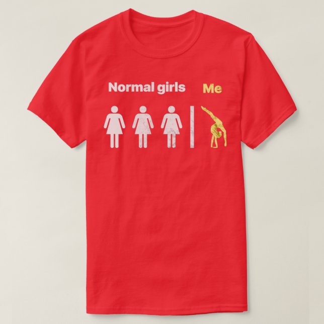 T-shirt Filles normales Moi 1 (Design devant)