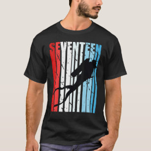 T-shirt Filles Ou Garçons Plongée Sous-Marine 17e Annivers