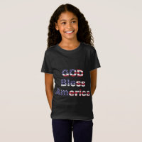 T-shirt Filles : Patriotisme rayonnant - Étoiles e