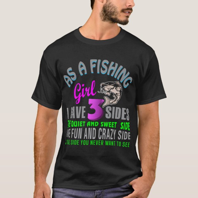 T-shirt Filles Pêche (Devant)