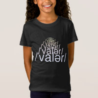 T-Shirt Filles Phonétique de Valeur
