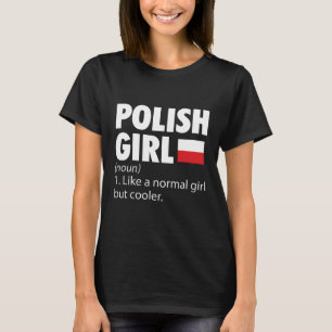 T-shirt Filles polonaises  Pologne Vacances Cadeaux de voy