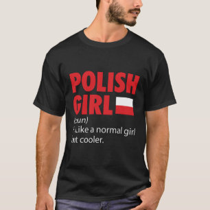 T-shirt Filles polonaises  Pologne Vacances Cadeaux de voy