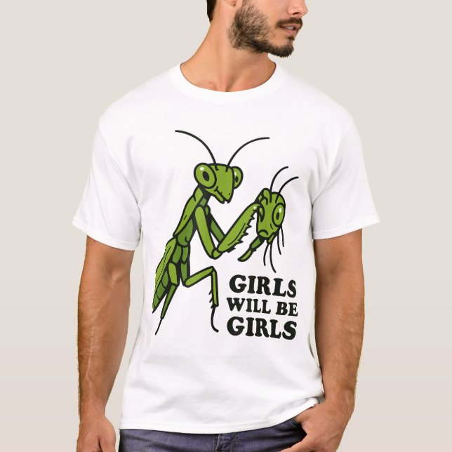T-shirt Filles priant Mantis (Devant)