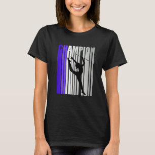 T-shirt Filles Purple Gymnastique rythmique rithmique Chan