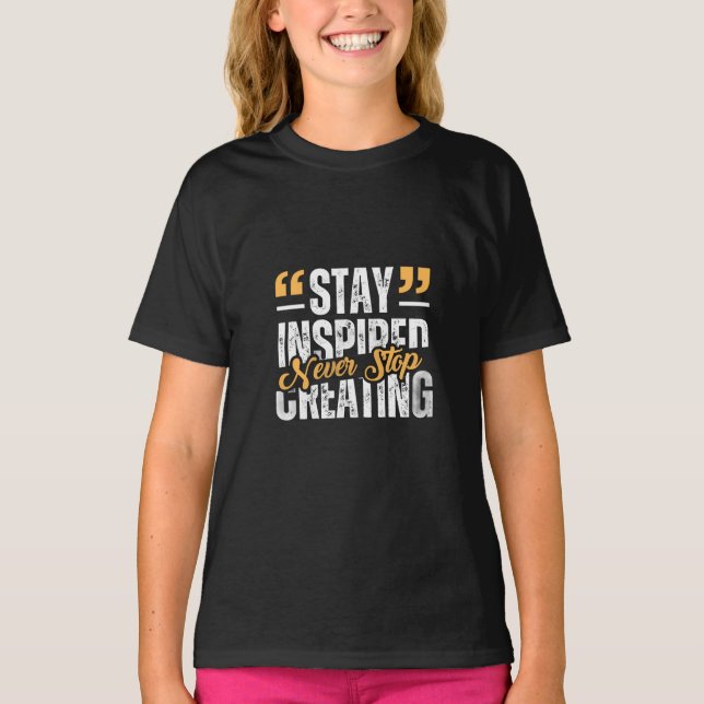T-shirt Filles Restées Inspirées (Devant)