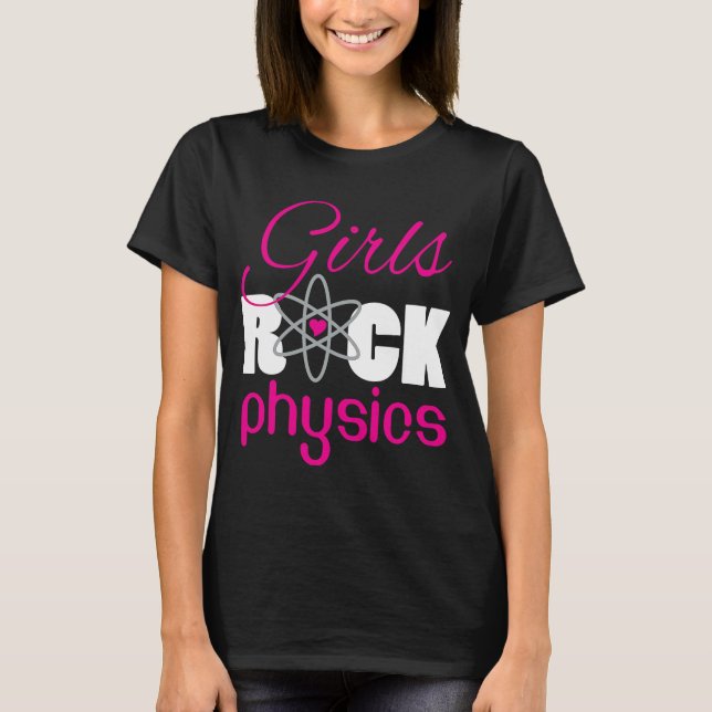 T-shirt Filles Rock Physique Cool Fun Science STEM smart g (Devant)